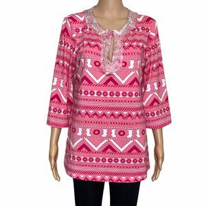 INC international concepts top  blouse size L